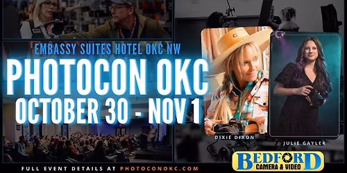 PhotoCon OKC 2025 | Oct. 30 - Nov. 1, 2025