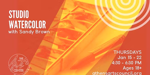 Registration Deadline: Studio Watercolor