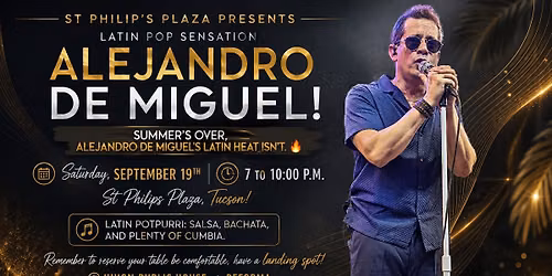 SUMMER'S OVER, ALEJANDRO DE MIGUEL'S LATIN HEAT ISN'T!