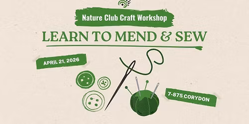 Craft Workshop: Learn to Mend and Sew