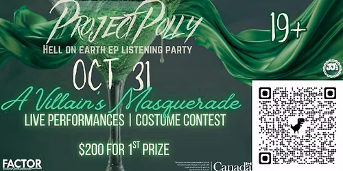 A Villain's Masquerade : ProjectPolly's HELL ON EARTH EP Release Show & Costume Contest