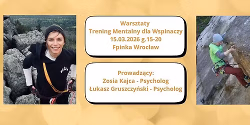 WARSZTATY Skalny Fighter Trening Mentalny dla Wspinaczy