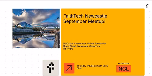 FaithTech Newcastle September Meetup