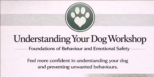 Understanding Your Dog  - Behaviour & Emotional Safety Workshop