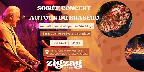 Concert autour du bras\u00e9ro - Les Vickings x Cuisine au Bras\u00e9ro