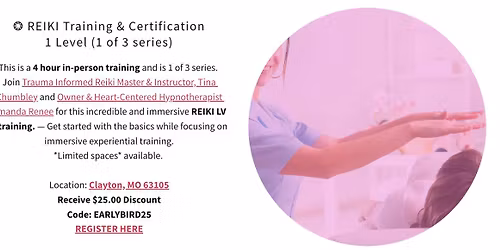 Reiki Level One Training