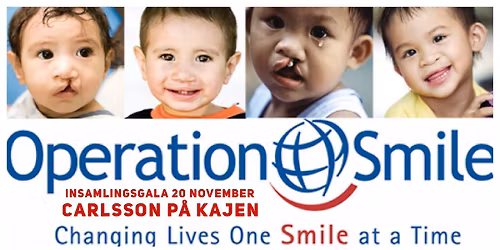 Insamlingsgala f\u00f6r Operation Smile
