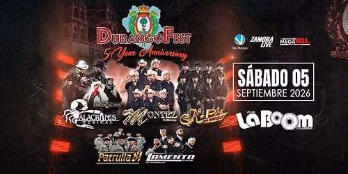 Durango Fest en La BOOM 