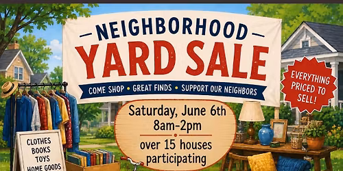 Neighborhood yard sales, High Point Subdivision Gulfport,Ms 