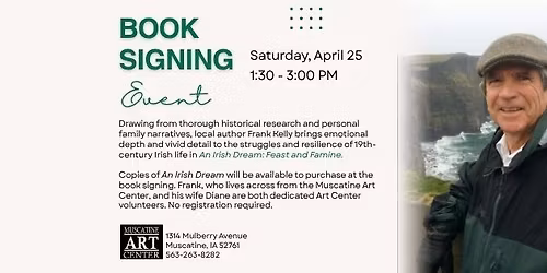 An Irish Dream: Feast and Famine - Book Signing