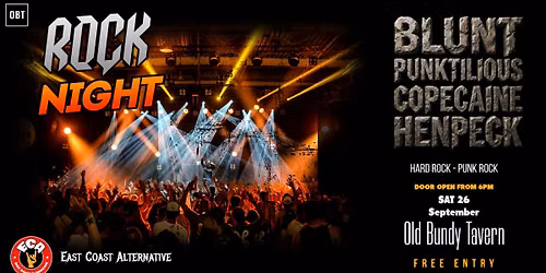 ECA ROCK NIGHT SEPT 26th