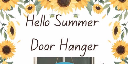 Hello Summer Door Hanger