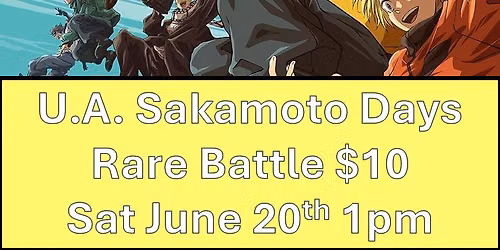 Union Arena Sakamoto Days Rare Battle
