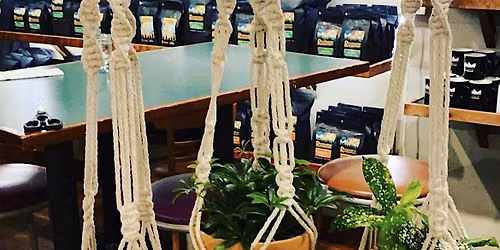 Macrame Plant Hangers at Post and Pour