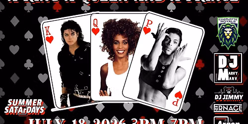 A King, A Queen and A Prince - Michael Jackson, Whitney Houston and Prince Day Party