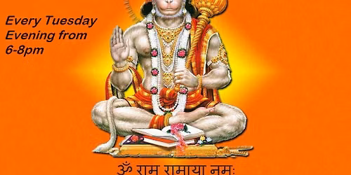 Bhajan Sandhya - Hanuman Bhajan Aarti every Tuesday 6-8 pm