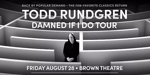 Todd Rundgren: Damned If I Do Tour