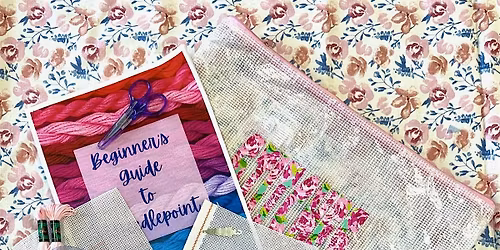 Intro to Needlepoint craft workshop in Montgomery County, Md.