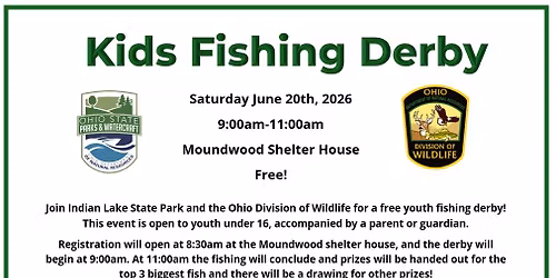 Indian Lake State Park Kid's Fishing Derby