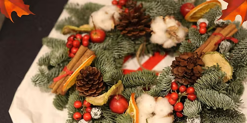 Sustainable Christmas Wreath Workshop: Sip, Create, & Celebrate!
