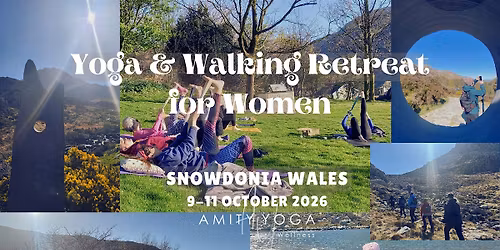 3 Day Women's Yoga and Walking Retreat in Snowdonia Wales