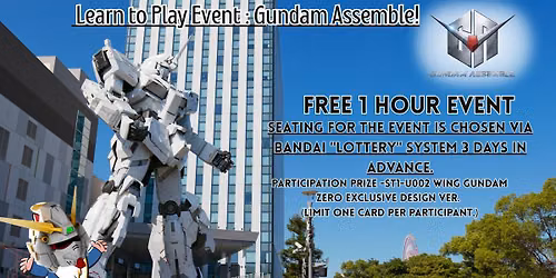 Gundam Assemble: Learn to Play Event at Gnome Games Green Bay West