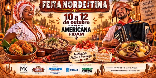 FESTA NORDESTINA EM AMERICANA NA FIDAM