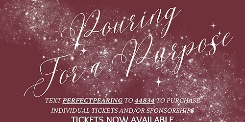 Our first Annual Perfect PEARing Fundraiser: Pouring for a Purpose