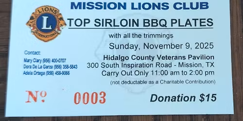 Mission Lions Annual BBQ