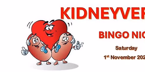 Kidneyversary Bingo night fundraiser