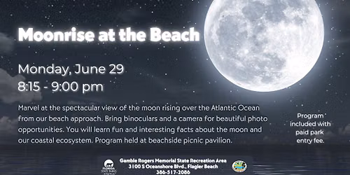 Moonrise at the Beach