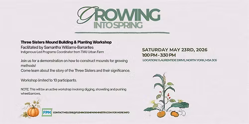 Three Sisters Mound Building & Planting Workshop