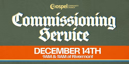 Commissioning Service: Joint Sunday Gathering