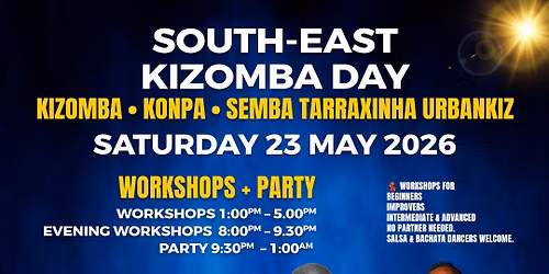Kizomba \u2022 Konpa \u2022 Semba Day Experience + Party | Kilkenny | 23 May 2026