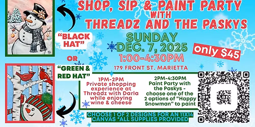 Shop, Sip & Paint