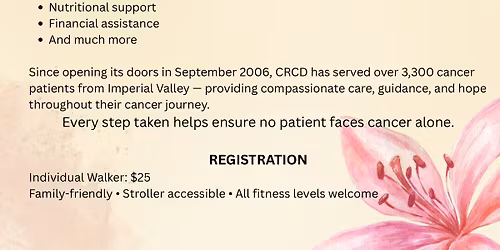CRCD Lily Walk 2026