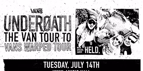 Underoath at Vinyl Music Hall