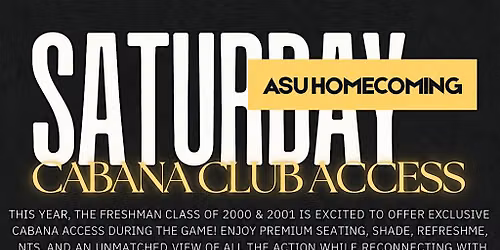 Bama State HC Game Day Cabana w\/ Class of 2000 & 2001