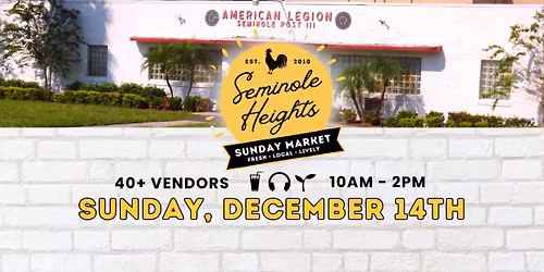 Seminole Heights Sunday Market