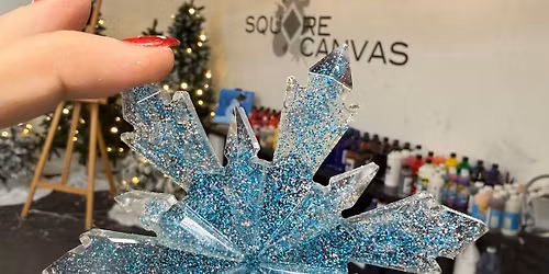 Resin Snowflake Ornament Drop In Event
