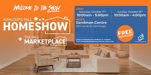 2026 Kamloops Fall HomeShow & MarketPlace