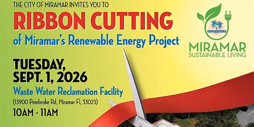 Miramar's Renewable Energy Project Ribbon Cutting