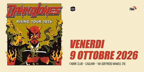 DANKO JONES (Can) + local guest live @Fabrik-Cagliari