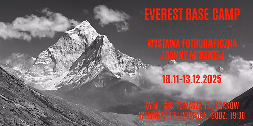 Wernisa\u017c wystawy EVEREST BASE CAMP. Zdj\u0119cia Joanny Mirskiej.