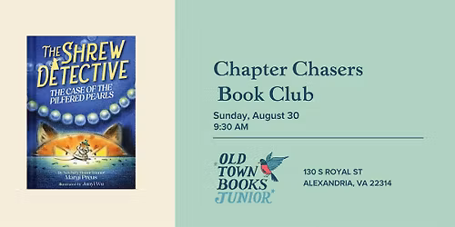August Chapter Chasers Book Club: THE SHREW DETECTIVE