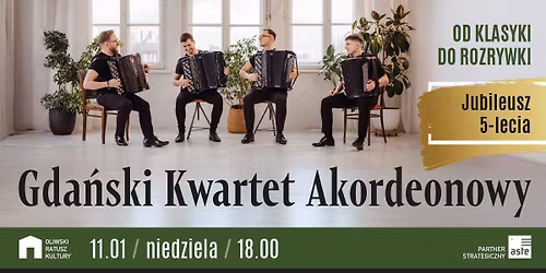 Gda\u0144ski Kwartet Akordeonowy | Od klasyki do rozrywki - jubileusz 5-lecia