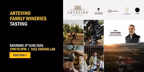 Exclusive Spanish Wine Tasting with Artevino Family Wineries
