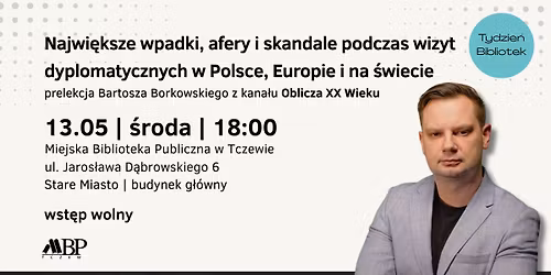 Najwi\u0119ksze wpadki, afery i skandale... | prelekcja Bartosza Borkowskiego z kana\u0142u Oblicza ** Wieku