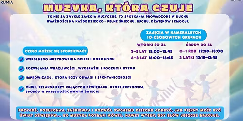 Muzyka, kt\u00f3ra czuje - zaj\u0119cia muzyczne w MDK RUMIA
