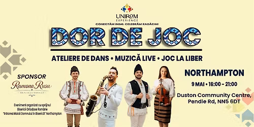 DOR DE JOC \u2022 Ateliere dans, muzic\u0103 live, joc la liber \u2022 NORTHAMPTON